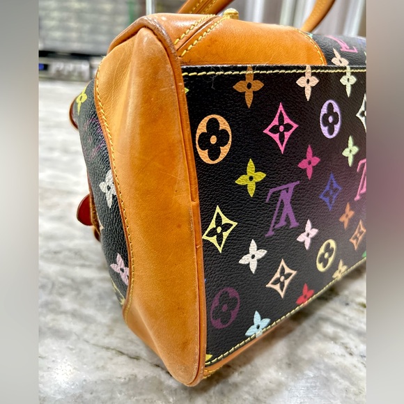 Louis Vuitton Claudia Black Multicolored Murakami Bag - Picture 9 of 17